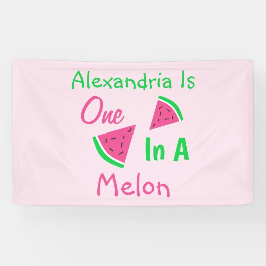 1歳の誕生日に1人 横断幕 (横)