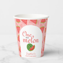 1歳の誕生日に1人 紙コップ