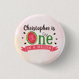 1歳の誕生日に1人 缶バッジ