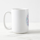 1歳の誕生日のユニコーンマグ コーヒーマグカップ (左)