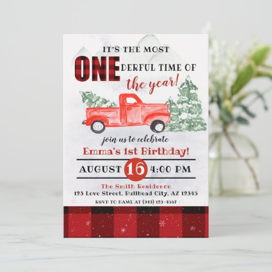 1歳の誕生日の中で最もONE-DERFULの時間である 招待状 (スタンド正面)