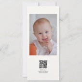 1歳の誕生日の天星の水の色の少年モダン 招待状 (裏面)