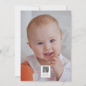 1歳の誕生日の天星の水の色の少年モダン 招待状 (裏面)