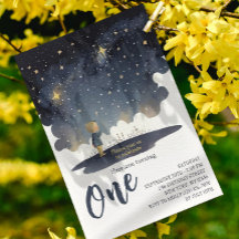 1歳の誕生日の天星の水の色の少年モダン