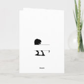 1歳の誕生日の恐竜かわいいベビージャングルカード カード (裏面)