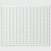 1歳の誕生日の折り返し紙 ラッピングペーパー (フラット)