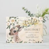 1歳の誕生日の招待状 招待状 (スタンド正面)