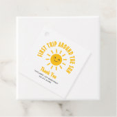 1歳の誕生日の最初の旅のまわりに行ザサンシャイン フェイバータグ (インサイチュ)