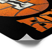 1歳の誕生日の衣装ボーイバスケットボール最初の1年Ol ポスター (角)