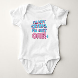 1歳の誕生日の赤ちゃん服 ベビーボディスーツ