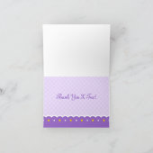 1歳の誕生日の20秒カード サンキューカード (内部)