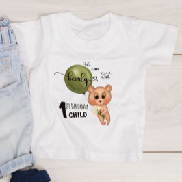 1歳の誕生日を待つのは辛い ベビーTシャツ