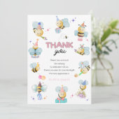 1歳の誕生日を迎えるのはおもしろいだ サンキューカード (スタンド正面)