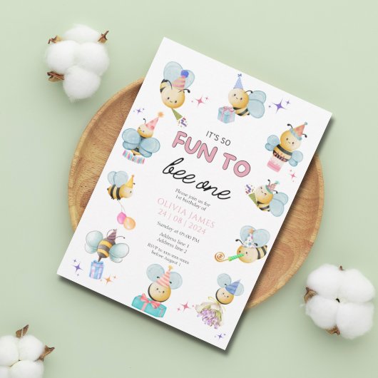 1歳の誕生日を迎えるのはおもしろいだ 招待状