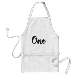 1歳の誕生日アート最初の誕生日1歳 スタンダードエプロン