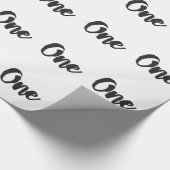 1歳の誕生日アート最初の誕生日1歳 ラッピングペーパー (角)