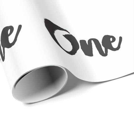 1歳の誕生日アート最初の誕生日1歳 ラッピングペーパー (ロールコーナー)