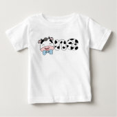 1歳の誕生日カウボーイパーティー ベビーTシャツ (正面)