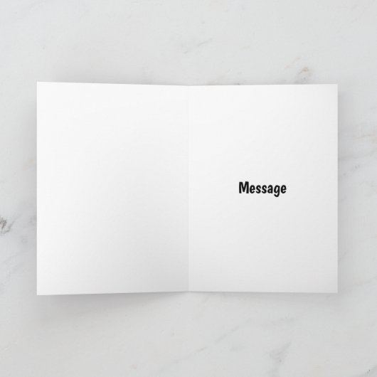 1歳の誕生日カップケーキユニコーン孫娘 カード (内部)