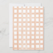 1歳の誕生日カボチャのスパイスと全ていい 招待状 (裏面)