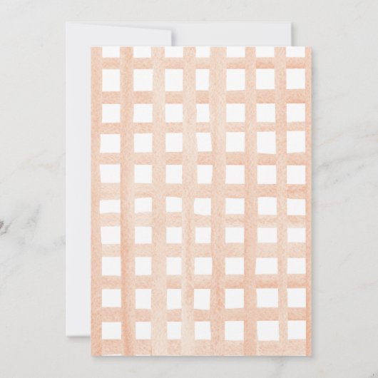 1歳の誕生日カボチャのスパイスと全ていい 招待状 (裏面)