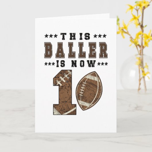 1歳の誕生日ギフトサッカー選手1歳の少年 カード (黄色い花)