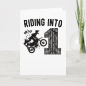1歳の誕生日ギフトダートバイク1歳モトクロス カード (正面)