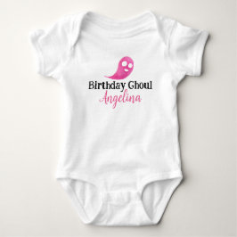 1歳の誕生日ゴーストベイビーパーティーシャツ ボディスーツ