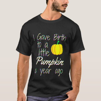1歳の誕生日ハロウィンカボチャ母ギフト1st tシャツ