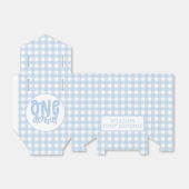 1歳の誕生日パーティーかわいいパステルブルーオネダーフル フェイバーボックス (折り畳みなし)