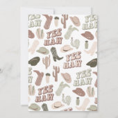 1歳の誕生日パーティーの招待状 招待状 (裏面)