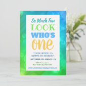 1歳の誕生日パーティー招待状の文言 招待状 (スタンド正面)