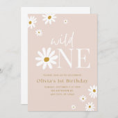 1歳の誕生日パーティー招待状 招待状 (正面/裏面)