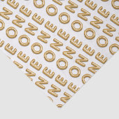 1歳の誕生日パーティー金ゴールドバルーンお祝い 薄葉紙 (詳細)