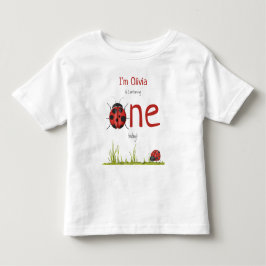 1歳の誕生日パーティー 女の子 ラディッシュ トドラーTシャツ