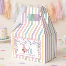 1歳の誕生日パーティー 娘 フェイバーボックス