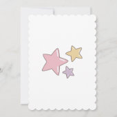 1歳の誕生日ピンクデザイン セーブザデート (裏面)