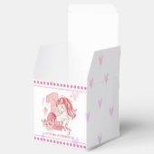 1歳の誕生日ユニコーン ピンク 女の子  フェイバーボックス (オープン)