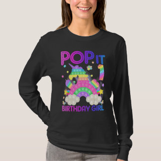 1歳の誕生日ユニコーンFidgetポップ・アートの It誕生日女の子K Tシャツ