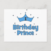 1歳の誕生日王子 ポストカード (正面)