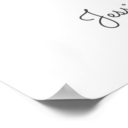 1歳の誕生日1フォトコラージュベビー子供部屋 ポスター (角)