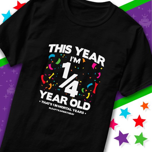 1歳の誕生日 うるう年 うるう年の日 2月29日 Tシャツ