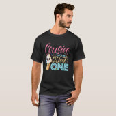 1歳の誕生日 アイスクリーム 甘い夏の従兄弟 Tシャツ (正面フル)