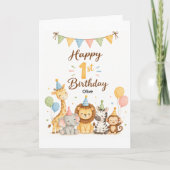 1歳の誕生日 カード (正面)