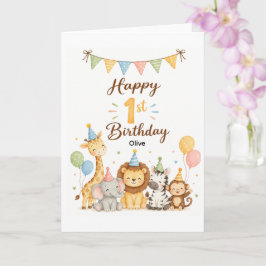 1歳の誕生日 カード