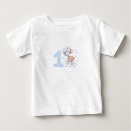 1歳の誕生日 ベビーTシャツ