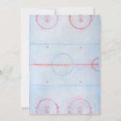 1歳の誕生日 | ホッケー・バースデー・パーティーへの招待状 招待状 (裏面)