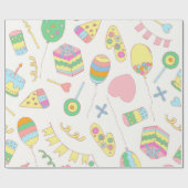 1歳の誕生日。 ラッピングペーパー (フラット)