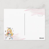 『1歳の誕生日』ワンダーランド テーマ 招待状 (裏面)