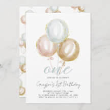 1歳の誕生日 男の子 ワンバルーン